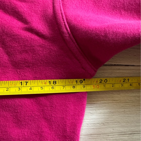 Lululemon Heavyweight Vibrant Pink Hoodie, ptp 19”, Size S/M - Picture 6 of 7
